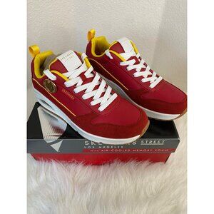 Skecher Uno Victory Sneakers Red/Yellow Size 9 Mens Air-Cooled Memory Foam
